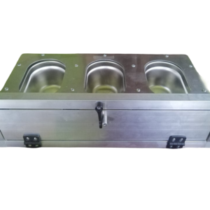 Karmidło wysuwane aluminiowe potrójne - 600ml KW306